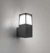 Immagine di Applique Esterno Squadrata Alluminio IP44 GES2030 GES2020 Gea Led