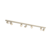 Immagine di Plafoniera Binario 142cm Design Moderno 7 Faretti Led Orientabili GU10 Kora Top Light