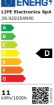 Immagine di Lampadina LED E27 Goccia Vetro 11W 4000K Luce Naturale Life
