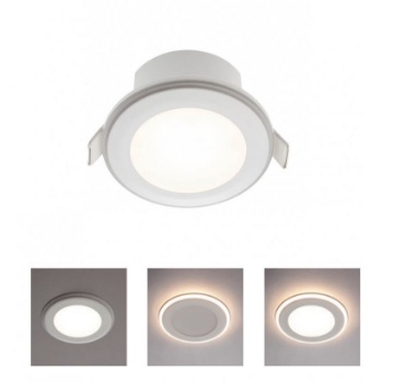 Immagine di Faretto Rotondo Incasso 82mm Led 3000K Doppia Illuminazione Switch PT05 Smarter
