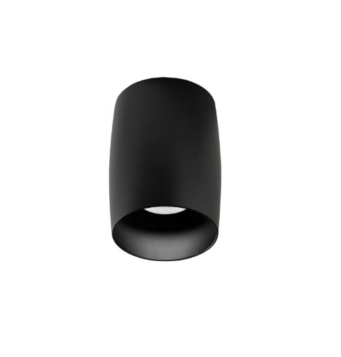 Immagine di Faretto Da Soffitto Nero Luce Orientabile Rotondo GU10 GFA1221 Gea Led