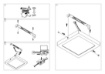 Immagine di Lampada Soffitto Quadrata Bianca Led 18w 120° Sham GFA765 Gea