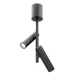 Immagine di Lampada Da Soffitto Nera Con Faretti Led Orientabili Ottica 38° GFA1455 Gea