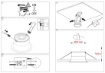 Immagine di Faretto Led Da Incasso Dione Bianco 90mm 8w 3000k Ottica 30° GFA1000C Gea 