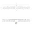 Immagine di Profilo Da Incasso 2m Per Strip Led 10mm Pannello Cartongesso Carrara M Gea Led