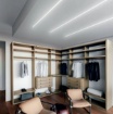 Immagine di Kit Profilo E Diffusore 2mt Per Strip Led 5mm Con Pannello Cartongesso Da Incasso Carrara Gea