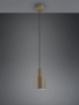 Immagine di Sospensione Penisola Pendente Metallo Tortora Per Bancone Agudo Trio Lighting