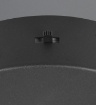 Immagine di Lampadario Curvo Design Nero Moderno Per Soggiorno Led 59W CCT Switch Dimmer Darvin Trio