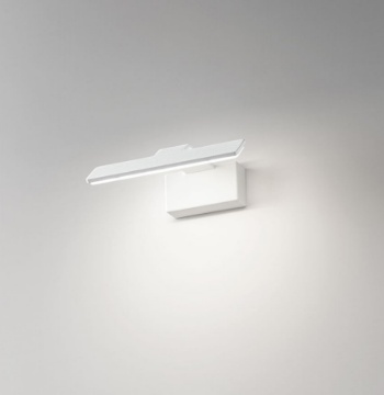 Immagine di Applique Bianca Da Specchio Bagno Led 6w 3000K 20cm Quadro Isyluce 917P