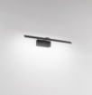 Immagine di Applique Per Specchio Bagno 53 cm Led 18w 3000K IP20 Bianco Nero Isyluce