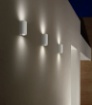 Immagine di Applique Per Esterni Luce Sopra e Sotto 2xGU10 Pianosa Bianco Isyluce 544