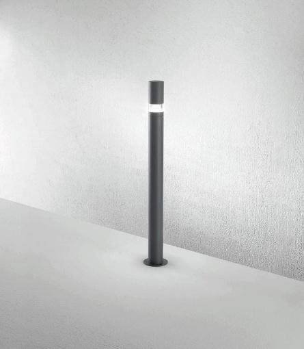 Immagine di Lampione Moderno Da Giardino Cilindro 80 cm Led GU10 Vail IP54 Isyluce