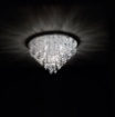 Immagine di Plafoniera Cristallo Rotondo Affralux 12 Luci Per Salone Stile Contemporaneo