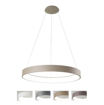 Immagine di Lampadario Band Diodi Grande Cerchio 108cm Per Tavolo Led CCT 3000k-4000k Affralux 2074