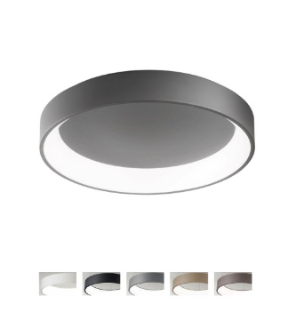 Immagine di Lampada Rotonda Da Soffitto Moderna Band Diodi 80cm Led 101w CCT Affralux 2076