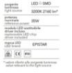 Immagine di Lampada A Sospensione Sabbia Per Tavolo Anelli Diodi Led 35w 3200k Affralux