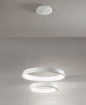 Immagine di Lampadario Anelli Diodi Doppio Bianco Led 54w 3200k Affralux 2053