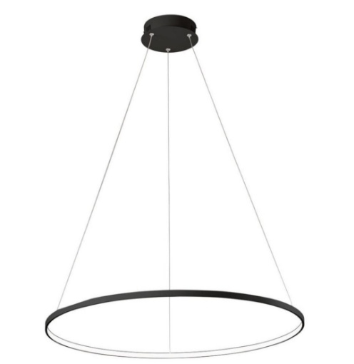 Immagine di Lampada A Sospensione Anello 80cm Moderno Led 32w Aluring Affralux
