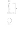 Immagine di Lampada A Sospensione Rotonda 45cm Zenal Led CCT 27w Affralux