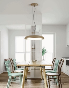 Immagine di Sospensione Da Tavolo 60cm Zenal Led CCT 55w Dimmerabile Affralux
