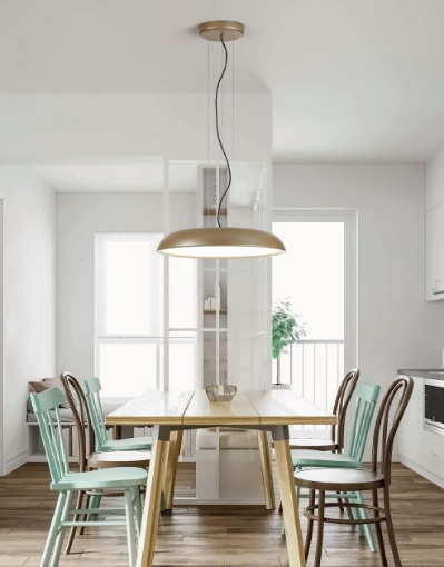 Immagine di Sospensione Da Tavolo 60cm Zenal Led CCT 55w Dimmerabile Affralux