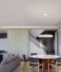 Immagine di Lampadario Pendente Zenal Moderno Led 108w 3000k-4000k Dimmer Affralux