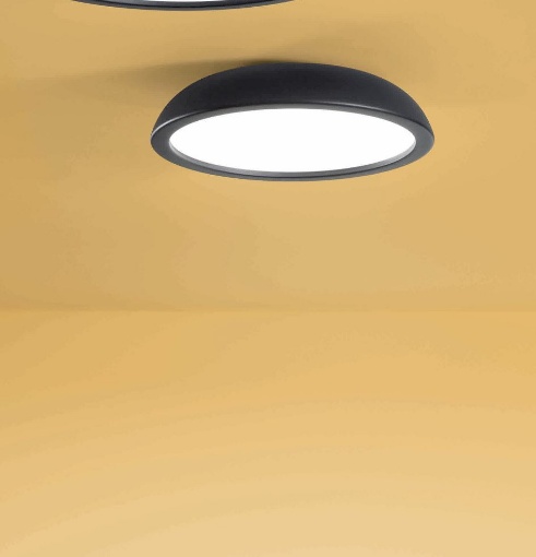 Immagine di Plafoniera Moderna Design Zenal 45cm Led Dimmerabile 3000k-4000k Affralux