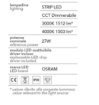 Immagine di Plafoniera Moderna Design Zenal 45cm Led 27w 3000k-4000k Affralux
