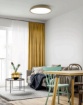 Immagine di Plafoniera Moderna Design Zenal 45cm Led Dimmerabile 3000k-4000k Affralux