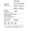 Immagine di Grande Plafoniera Zenal 80cm Led 108w CCT Dimmerabile Affralux