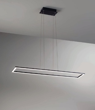 Immagine di Lampadario Moderno Squadrato Per Tavolo Led 72w 3000k Quattro Affralux