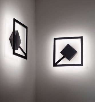 Immagine di Lampada Parete Soffitto Quadrata Illuminazione Decorativa Led 36w 3000k Quattro Affralux