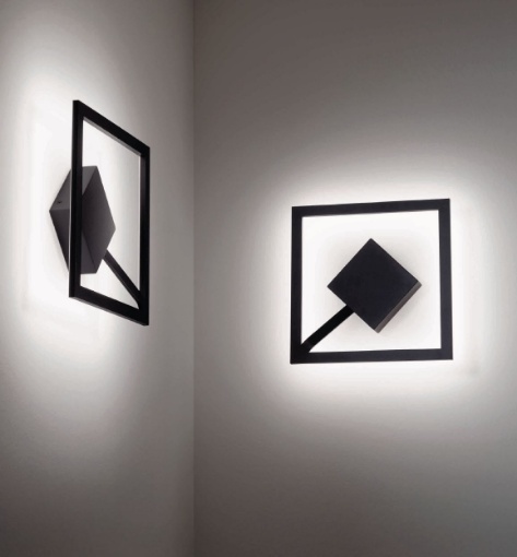 Immagine di Lampada Parete Soffitto Quadrata Illuminazione Decorativa Led 36w 3000k Quattro Affralux