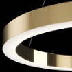 Immagine di Lampadario Saturno Anello Ottone 80cm Led 60w 4000k Per Soggiorno Maytoni