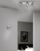 Immagine di Lampada da Soffitto 3 Faretti Spot Orientabili Marley Grigio Nichel Trio Lighting