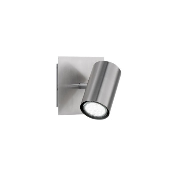 Immagine di Faretto Spot Orientabile Parete Marley GU10 Nichel Grigio Trio Lighting