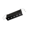Immagine di Modulo 5 Mini Faretti Led Da Incasso Nero 9w Ottica 30 Isyluce Exacta 738B