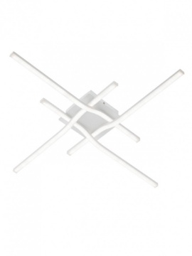 Immagine di Plafoniera Design Bacchette Ondulate Bianco Led 40w 4000k Mesh Smarter