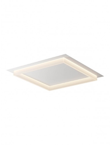 Immagine di Plafoniera Squadrata 65cm Cornice Led CCT 50w Perimetro Smarter