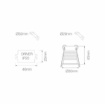 Immagine di Faretto Incasso Quadrato Per Controsoffitti Nano Pulsar Bianco IP65 Led 3,5w 3000k Beneito