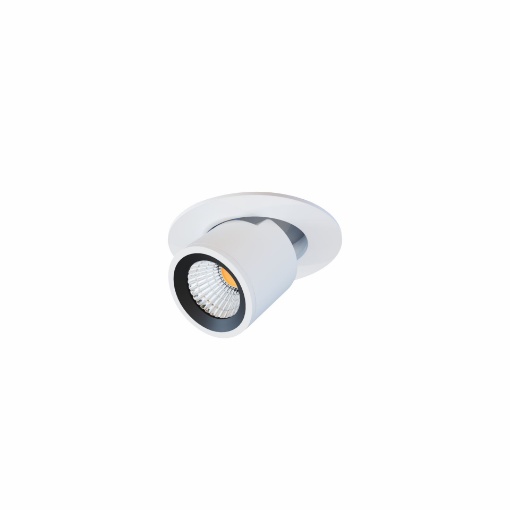 Immagine di Faretto Incasso Tondo Orientabile Nano Oxo Nero Led 4w Switch CCT Beneito