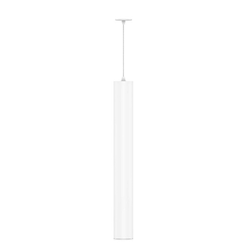 Immagine di Sospensione A Incasso Cilindro Atmos Bianco 45 cm Led 10w Switch Beneito