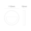 Immagine di Segnapasso Per Esterno Corten Rotondo Mis Round Led 3w CCT IP65 Beneito