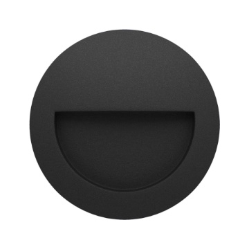 Immagine di Segnapasso Per Esterni Nero Rotondo Mis Round Led 3w CCT IP65 Beneito