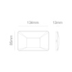 Immagine di Segnapasso Per Esterno Bianco Mis Square Led 3w Switch CCT IP65 Beneito