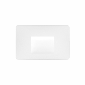 Immagine di Segnapasso Per Esterno Bianco Mis Square Led 3w Switch CCT IP65 Beneito