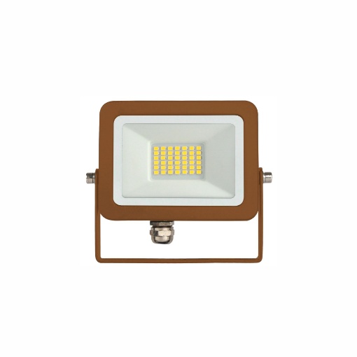 Immagine di Proiettore Led Orientabile Da Esterno Sky Corten 20w 4000K IP65 Beneito