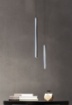 Immagine di Lampadario A Incasso Pendene Cilindro Atmos Slim Cromo Led 6w 45° Luce Regolabile Beneito