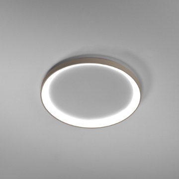 Immagine di Plafoniera Sabbia Rotonda 58cm Led 60w 3000k-4000k Dimmerabile Lifering Vivida 