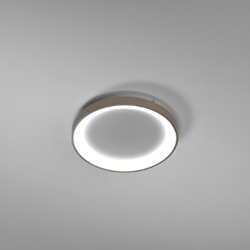 Immagine di Lampada Da Soffitto Tonda 38cm Sabbia Led 48w 3000k-4000k Dimmerabile Lifering Vivida